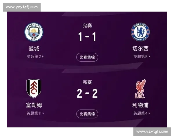 英超焦点大战切尔西硬碰曼城争冠走势引爆看点全面解析豪门对决关键时刻